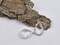 *5* 18x12mm Silver Plated Faceted Clear Glass Teardrop Pendants